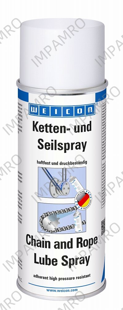 LUBRICATING SPRAY WEICON, CHAIN & ROPE LUBE 400ML