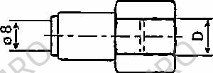 CONNECTION QUICK 1/4 1060, FOR AUTO GREASE DISPENSER