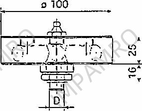 ADAPTER 4 FOLD 1/2 4100, FOR AUTO GREASE DISPENSER