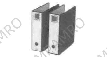 FILE HARD COVER W/ARCH HOLDER, &FASTENER 307X282X85MM "A-Z"