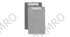 CLIP BOARD PLASTIC, VERTICAL A-4