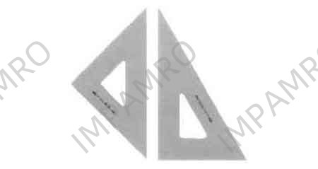 SET SQUARE PLASTIC 150MM