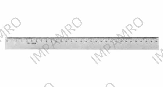 RULE STRAIGHT PLASTIC 1000MM
