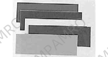SHEET MAGNET RUBBER, GREEN 100X300MM