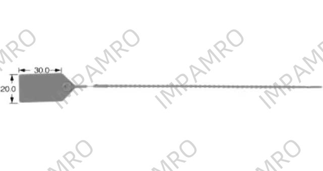 SECURITY SEAL PP PULLTIGHT, W3.6XL235MM YELLOW 10'S
