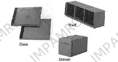 CASE STYLENE DRAWER TYPE, FOR CD/DVD 22'S