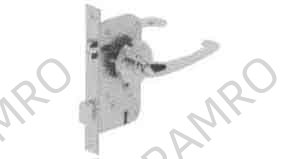 LEVER TUMBLER MORTISE LOCK, WITH LEVER HANDLE OHS#2410