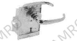 STEEL DOOR LEVER TUMBLER RIM, LOCK W/LEVER HANDLE OHS#3600