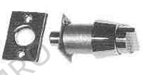 PUSH INSERT BOLT OHS#5802, FOR SLIDING CABINET DOOR