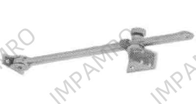DOOR ADJUSTER STAINLESS STEEL, OVERALL LENGTH 350MM