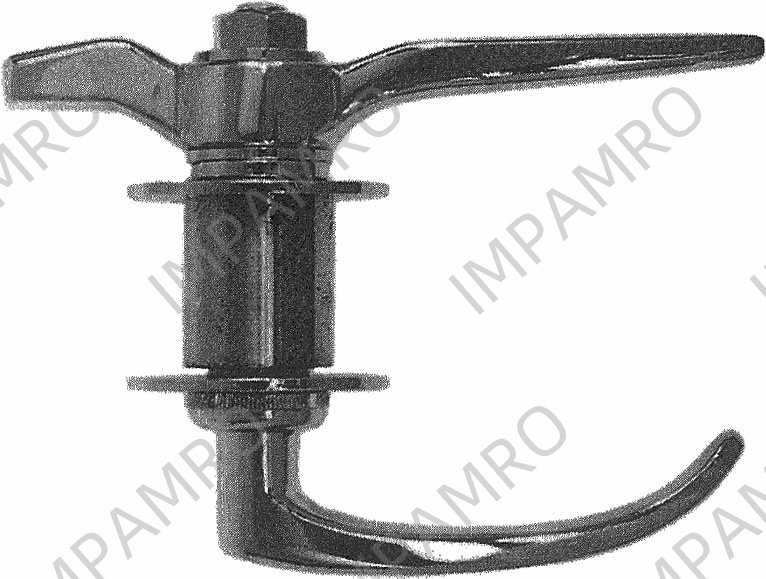 HANDLE CLIP TIGHT DOOR BRASS