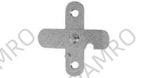 DRAWER KEEPER STAINLESS STEEL, 12X45MM