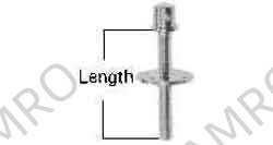 LEG FASTENER BRASS L100MM