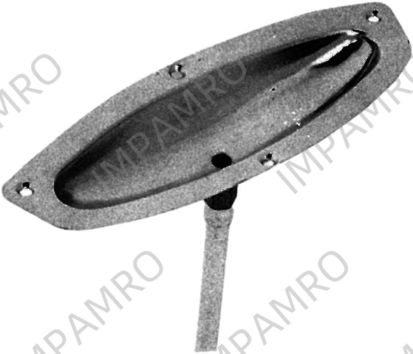 DRIP PAN BRASS WITH DRAIN TUBE, 153X54.5MM
