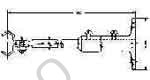 CURTAIN SUSPENDER, STAINLESS & HYDRONALIUM