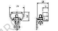 CURTAIN CAP STEEL & PLASTIC