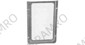 CARD HOLDER VERTICAL ALUMINIUM, FOR 50X85MM CARD