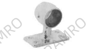 END BRACKET STORM RAIL BRASS, RIGHT HAND ID33MM