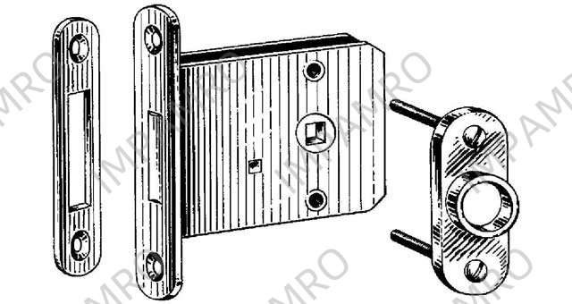INDICATOR BOLT MORTISE, FOR DOOR THICK 36-40MM #2543