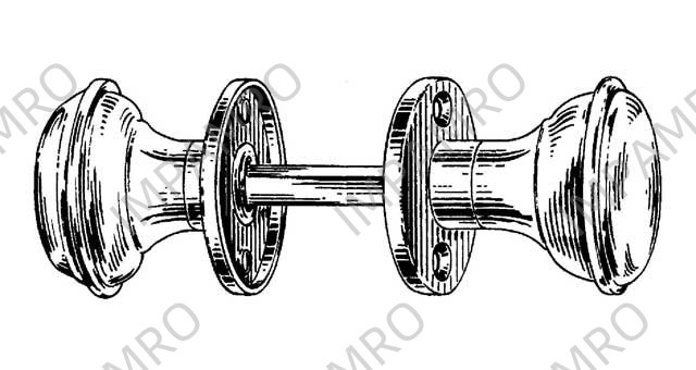 HANDLE KNOB ROUND F/MORISELOCK, SCHWEPPER 227