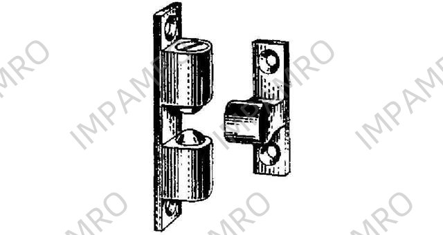 BALL CATCH BASE SIZE 8X43MM, SCHWEPPER 4090