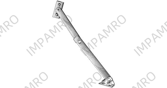 CABINET STAY W/STOP O.L. 250MM, LEFT SCHWEPPER 2658