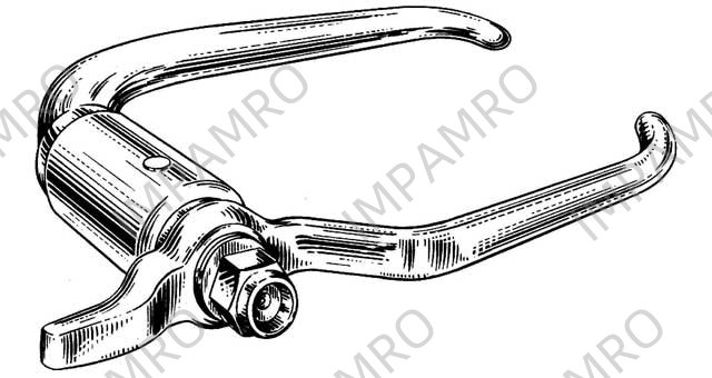 DOG ASSEMBLY W/2 HANDLE, DISTANCE 174 MM SCHWEPPER 104A