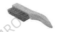 510664 BRUSH WIRE CURVED HANDLE, 270MM