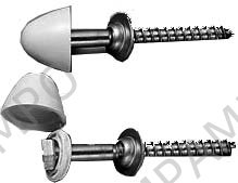 SCREWS TO FLOOR 63MM 2'S, T53DN