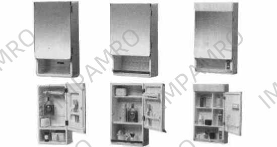 MEDICINE CABINET, SIZE W415XH715XD160MM