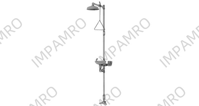 DRENCH SHOWER/EYE WASH COMBI, FREE STANDING PLASTIC