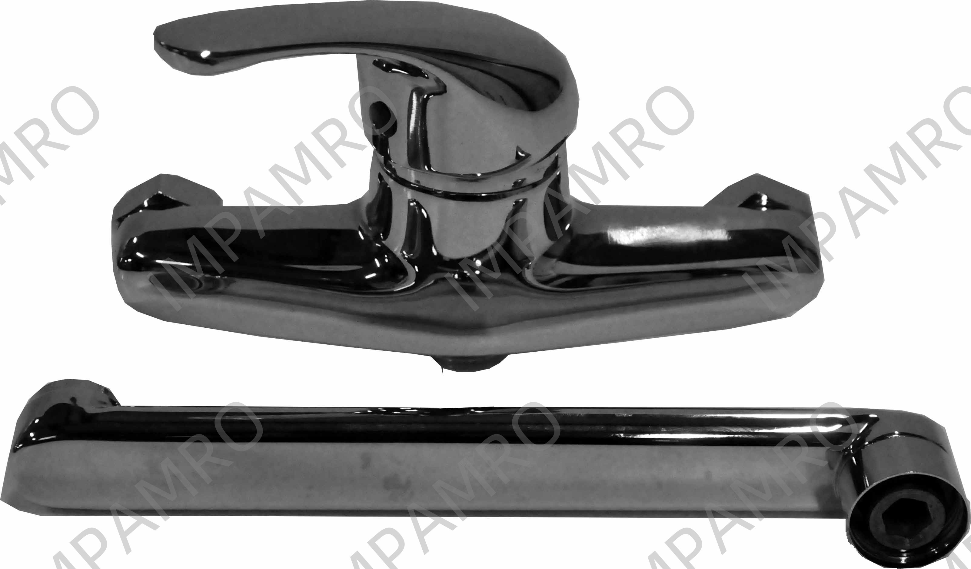 FAUCET SINK CHROMED WATERLINE, SINGLE LEVER 130-170MM SA557295