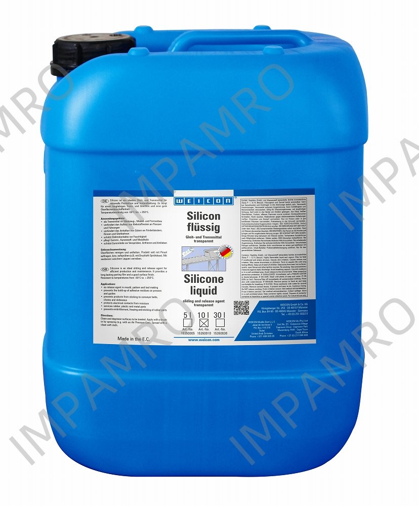 AGENT SILICONE SLIDING AND, RELEASE WEICON 10LTR