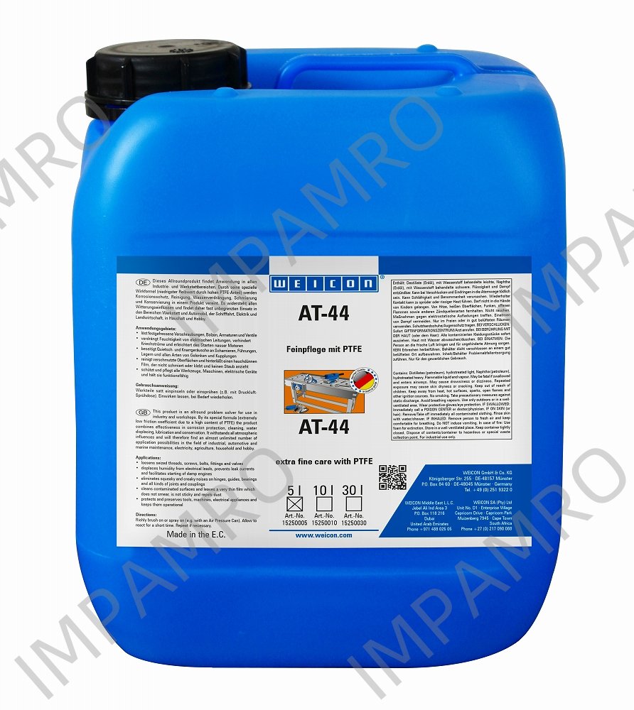 OILS LUBRICATING AND MULTI, FUNCTIONAL WEICON AT-44 5LTR