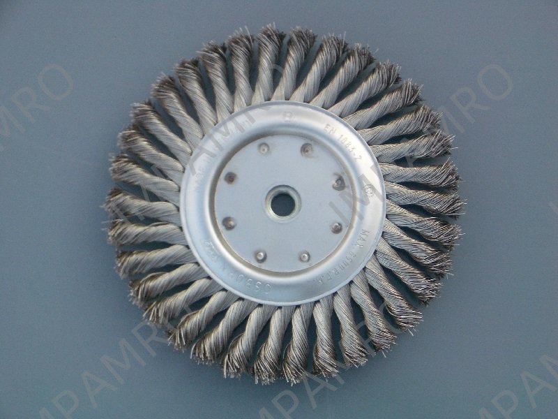 WIRE BRUSH TWISTED KNOT FOR, RUSTIBUS DE-SCALER 034-4202