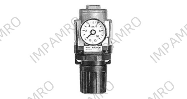 AIR LINE PRESSURE REGULATOR, W/PRESSURE GAUGE PT 1