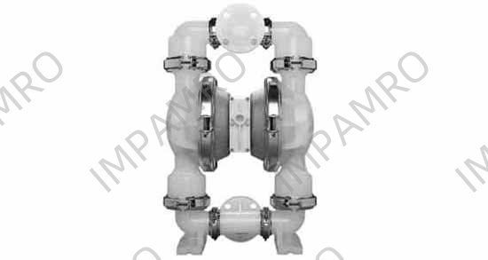 DIAPHRAGM PUMP AIR-OPERATED, WILDEN P-4 PLASTIC BODY