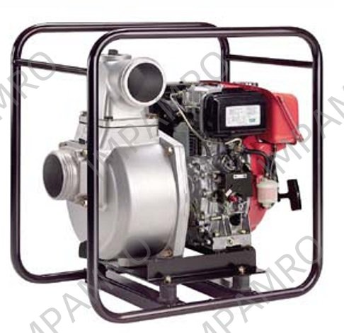 PUMP WATER DIESEL ENGINE, 100MM CONNECT 1100L/MIN 3.7KW