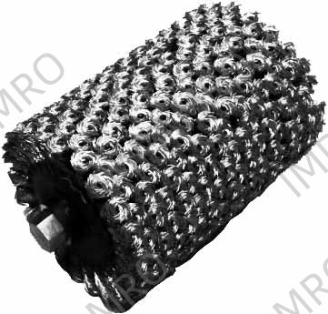 BRUSH STEEL WIRE TWISTED W200MM, 11708-2-200 FOR RUST REMIVAL