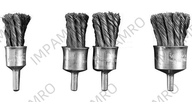 BRUSH WIRE 6MM SHANK 20X0.30MM, F/DERUSTING BRUSH #BP-30304