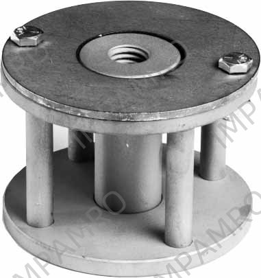 HUB W/PIN F/TRELAWNY HAND-HELD, DECK SCALER 4" CUTTER 438.0409