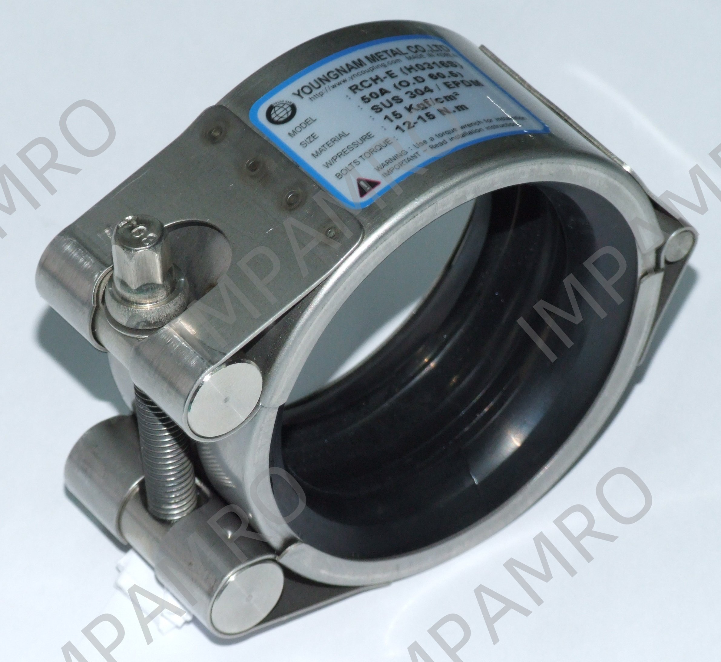 CLAMP REPAIR FOR ELBOW PIPE, 350A EPDM W/P:10KGF/CM2