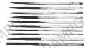FILE NEEDLE SET 200MM 8'S, DEAD-SMOOTH
