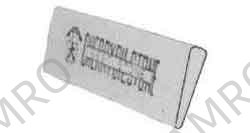 CARBORUNDUM ROUND EDGE SLIP, #20 100X25X6.4X1.6MM