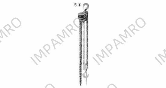 HOIST CHAIN SPUR-GEAR 15TON, 3.5MTR