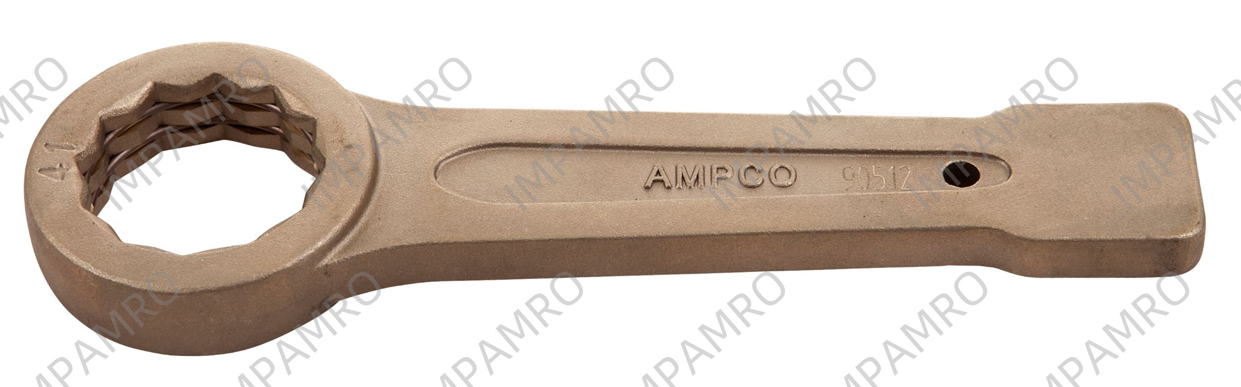 WRENCH STRIKING RING 12P 55MM, NON-SPARK WITH SPRING WASHER