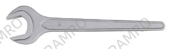 WRENCH SINGLE OPEN END 46MM, STAINLESS STEEL