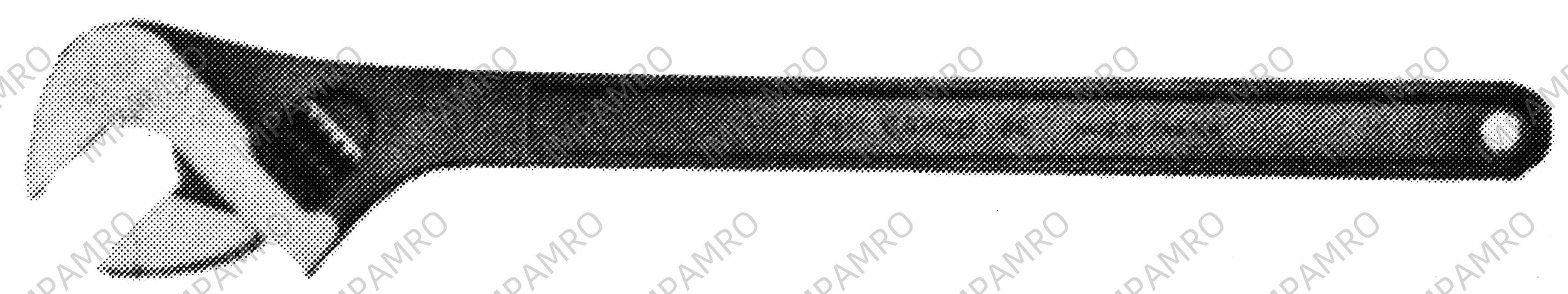 WRENCH ADJUSTABLE BAHCO #86, 615MM
