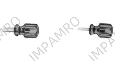 SCREWDRIVER STUBBY, BAHCO #BE-6540 25MM