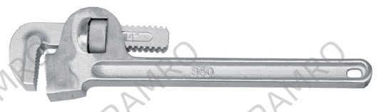 WRENCH PIPE STRAIGHT 350MM, STAINLESS STEEL